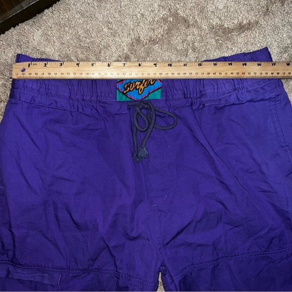 Vintage Priority Male Swim Trunks Cotton Purple Size XL - Picture 5 of 12